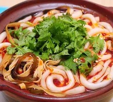 Potato Noodles in Clay Pot