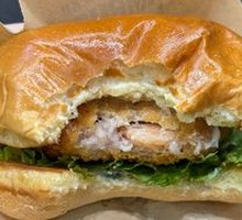 Premium Fresh Shrimp Burger