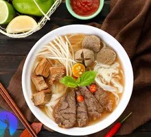Vietnamese Train Station Beef Noodle Soup
