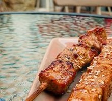 Grilled Sirloin Rib Skewers