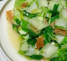 Sautéed Napa Cabbage with Pork Cracklings