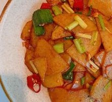 Mini Potatoes with Thin Slices