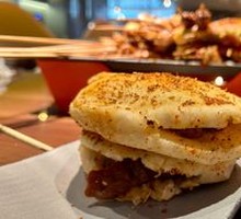 Jiamusi Special Grilled Pancake with Skewers