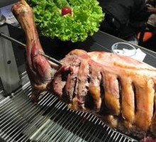 Grilled Lamb Leg with Big Green包 from Niujie