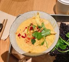 Thai Yellow Curry Sea Bass with Shrimp Rice