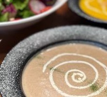 European Truffle Cream Mushroom Soup