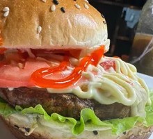 Slow-Roasted Beef Burger