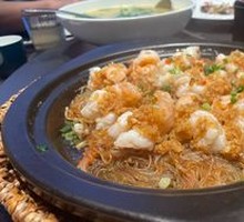 Garlic Shrimp with Rice Noodles