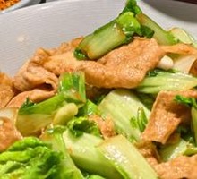 Tofu Skin with Baby Bok Choy