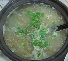 Braised Tofu Balls with Radish and Glass Noodles