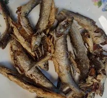 Fried Small Fish from Reservoir