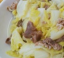 Stir-fried Lamb with Chinese Cabbage and Vermicelli