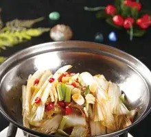 Spicy Pot-Braised Baby Bok Choy