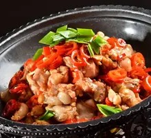Spicy Frog Legs in Dry Pot