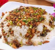Minced Pork with Preserved Vegetable Fried Rice