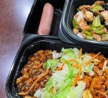 Kung Pao Chicken with Taiwanese Braised Pork Rice