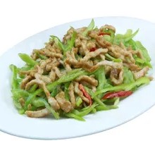 Stir-Fried Pork Shreds with Black Beans and Peppers