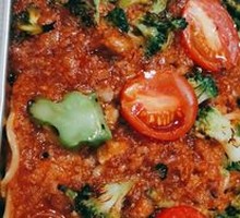 Italian-style Meat Sauce Noodles