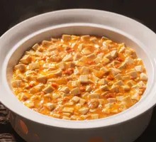 Hand-Deconstructed Crab Filling Tofu