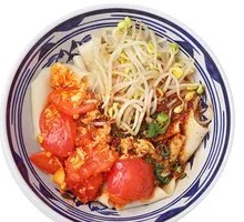 Tomato and Egg Oil-Poured Noodles