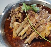 Lamb Ribs with Lamb Spine