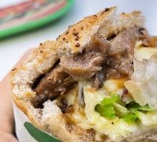 Triple Cheese Steak Sandwich