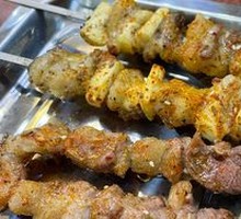 Charcoal-Grilled Lamb Plate筋