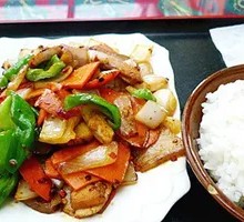 Spicy Pork Fried Rice Bowl