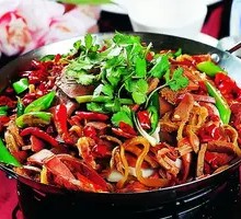 Spicy Pot Lamb Offal Stir-fry