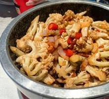 Stir-Fried Cauliflower with Oil Flavor