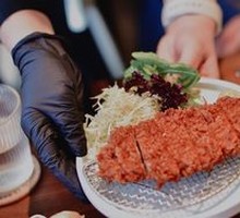 Fried Iberian Black Pig Cutlet
