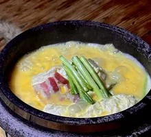 Stone Pot Salted Pork with Tofu