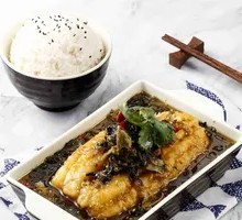 Spicy Sauerkraut Boneless Grilled Fish Rice