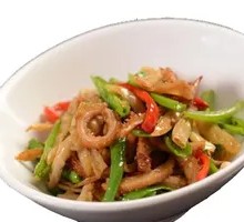 Stir-fried Celery with Beef Tripe