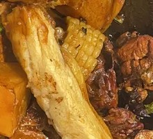 Stewed Pork Ribs with Flatbread