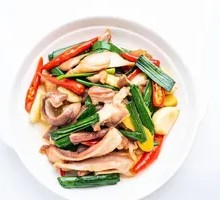 Spicy Stir-fried Pig's Tripe