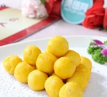 Taro and Sweet Potato Dumplings