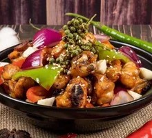 Braised Chicken with Spicy Pepper Sauce
