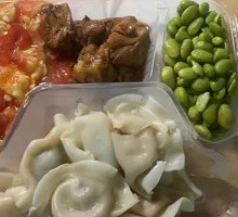 Premium Shrimp Vegetarian Dish