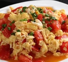 Scrambled Eggs with Tomatoes