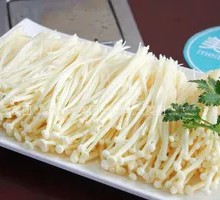 Grilled Enoki Mushrooms