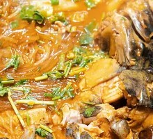 Stewed Fish in Iron Pot