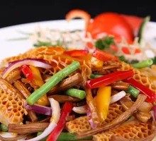 Braised Beef Tripe with Tea Tree Mushrooms