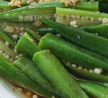 Oil-Drizzled Okra