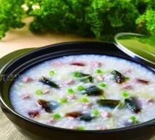 Preserved Egg and Pork Filament Porridge