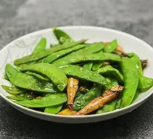 Snow Peas with Ham