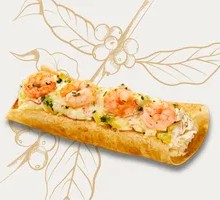 Grilled Shrimp with White Sauce Cheese Bo Bing
