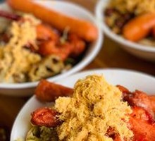 Steamed Rice with Ingredients