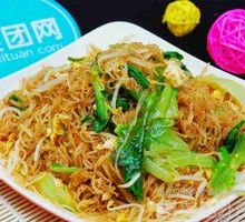 Grilled Shrimp Stir-Fried Noodles
