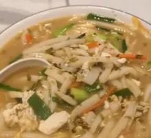 Tofu and Rice Cake